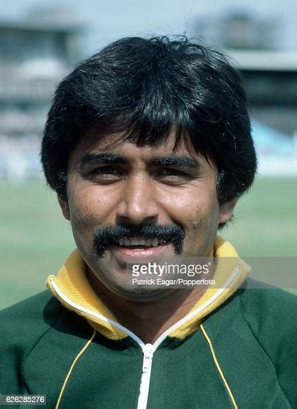 Javed Miandad Of Pakistan Before The 1st Test Match Between England