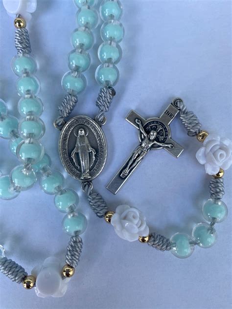 Rosary Miraculous Medal - Etsy