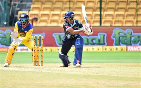 Maharaja Trophy Ksca 2023 Bengaluru Blasters Bring Up First Victory Of