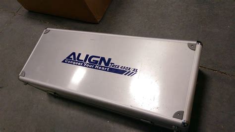 Align Aluminum Case T Rex Trex 450 Rc Helicopter Carrying Case Rc