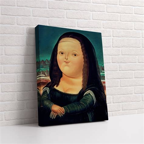 Mona Lisa by Fernando Botero Art, Botero Wall Art, Hight Qua - Inspire ...