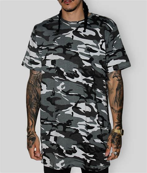 Snow Camo Tall Tee - Plus 2 Clothing