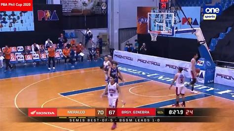 Game Meralco Vs Ginebra Th Qtr Semifinals November Pba