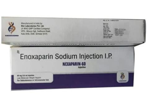 Enoxaparin Sodium Injection 40 Mg 0 4 Ml At Best Price In Madurai