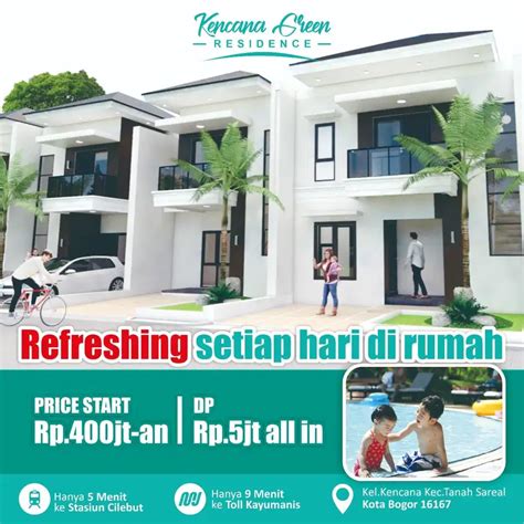 Green Kencana Residence Rumah Dua Lantai Dkt Stasiun Tanah 917933216