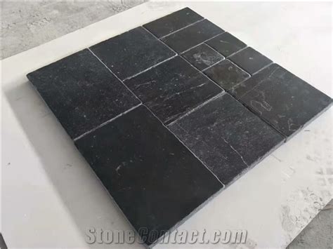 Black Limestone Versailles Pattern Wall Tile Floor Tile Wall Cladding