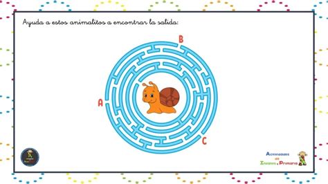 Laberintos Circulares Para Trabajar La Atención En Infantil