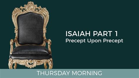 Isaiah Part One Precept Upon Precept By Kay Arthur Mobberly