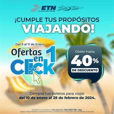 Hasta 40 De Descuento En Viajes Por Autobús Etn Con Las Ofertas En 1 Click