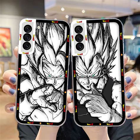 เคสโทรศพทมอถอ TPU ใส ลายการตน DragonBall Z Vegeta สาหรบ Samsung