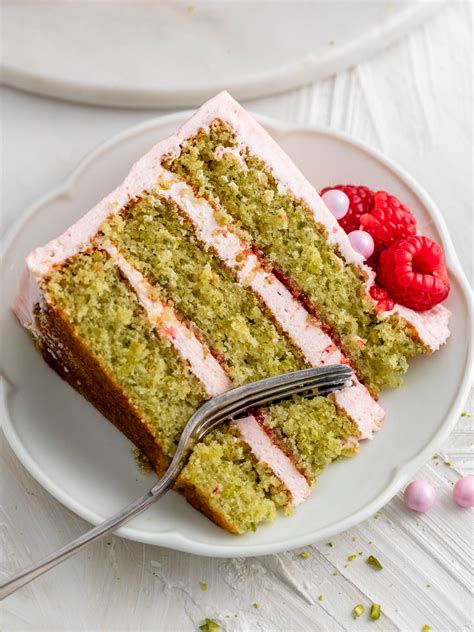 Raspberry Pistachio Cake Julie Marie Eats