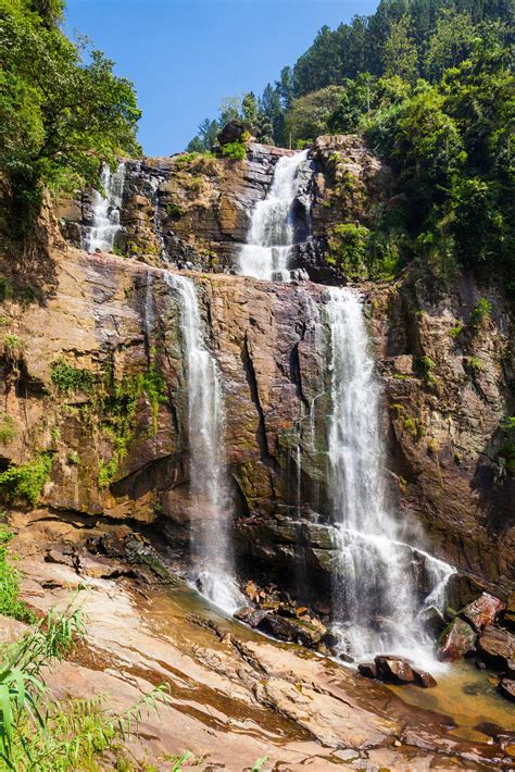 Sri Lanka Waterfalls Map