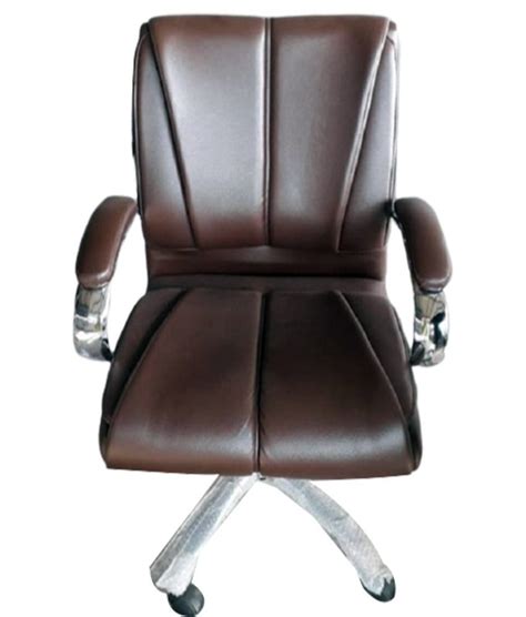 Low Back Leather Office Chair Brown At Rs 5600 In Bengaluru Id