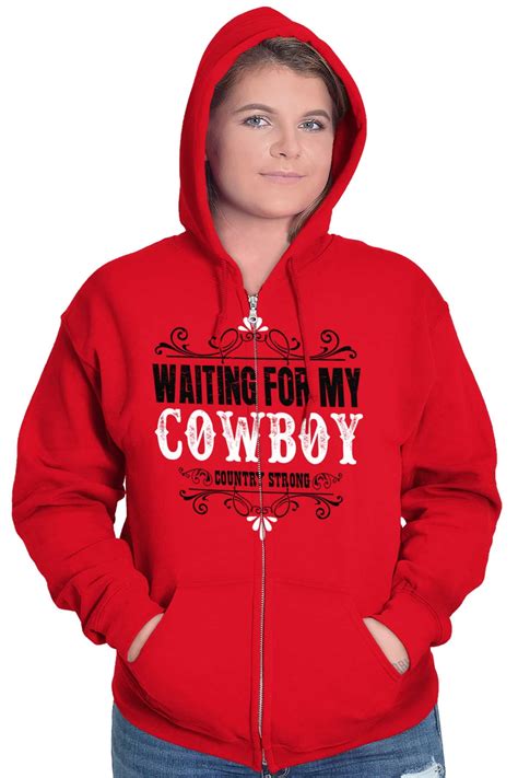 Cowgirls Dont Cry Pretty Southern Zip Hoodie Sweatshirt Women Brisco