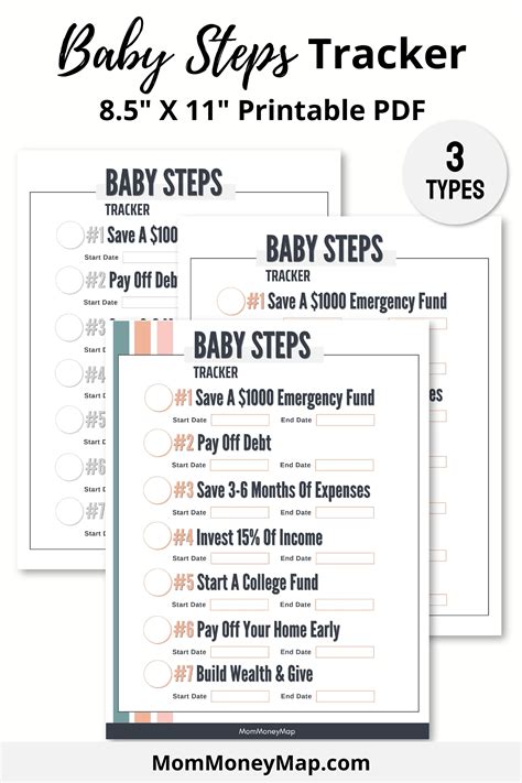 This Dave Ramsey Baby Steps PDF printable is a fun and simple way to ...