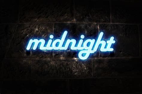 Neon Sign Midnight Stock Images - Image: 22734964