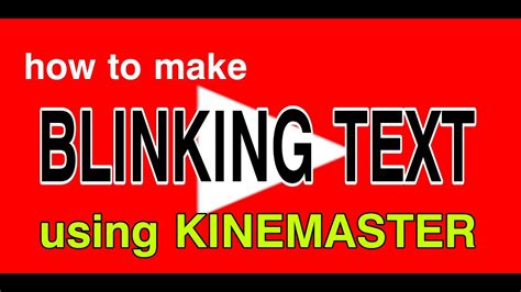 How To Make Intro Using Kine Master Youtube