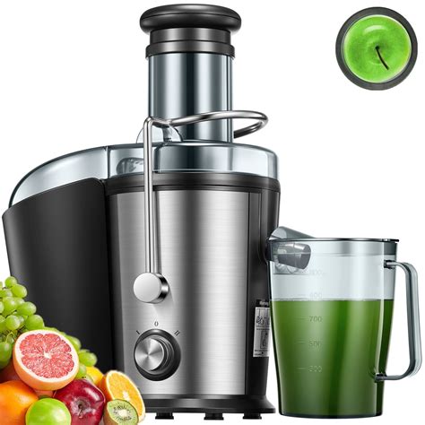 800W Centrifugal Juicer Machine Large 3 Feed Chute Easy Clean 304