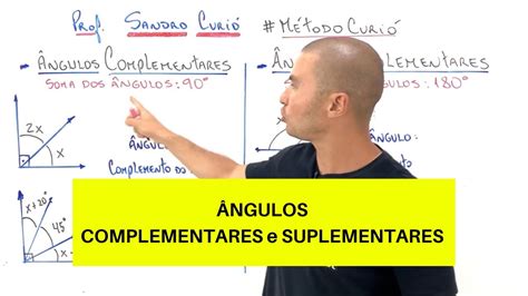 FÁCIL e RÁPIDO ÂNGULOS COMPLEMENTARES e SUPLEMENTARES YouTube