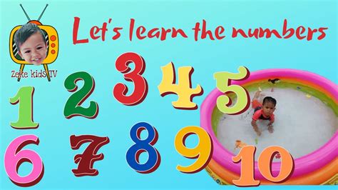 Learn The Numbers Zeke Kids Tv Count The Numbers Swimming Time