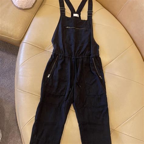 Black Long Pants Romper From Aritzia Wore It Maybe Depop