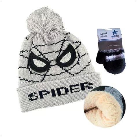 Gorro Touca Homem Aranha Infantil Spider Menino Tricotado Mercadolivre