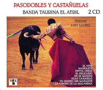 Pasodobles y castañuelas Vol 1 y 2 BANDA TAURINA EL ATRIL FLAMENCO