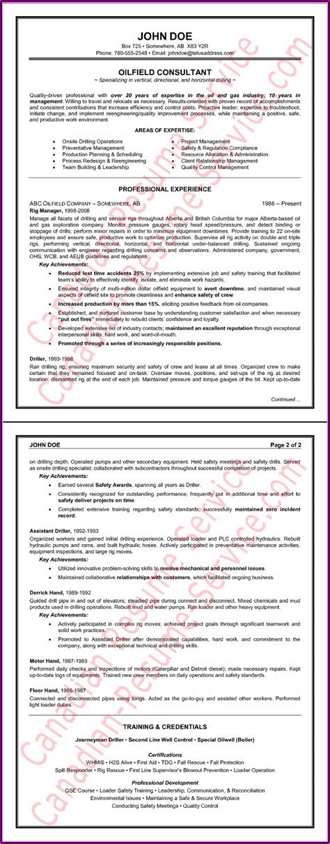 Oil Field Resume Templates Resume Resume Examples Govlvlz9va