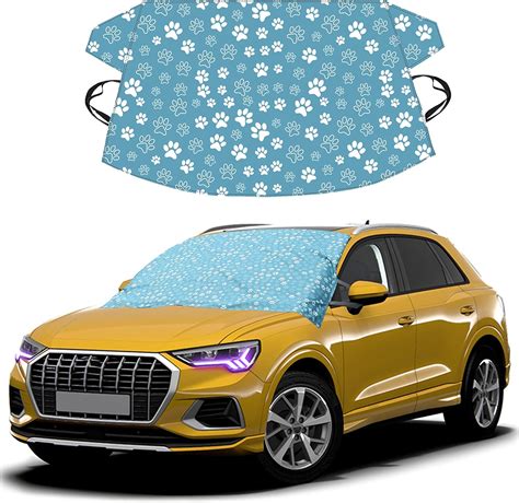 EcoNour Windshield Cover For Ice And Snow Tough 600D Polyester