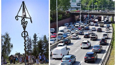 Trafik Midsommar 2023 Vägarna Du Ska Undvika