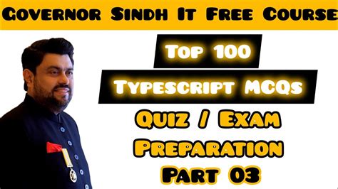 Typescript Exam Preparation Part 03 Top 100 Typescript MCQs AI