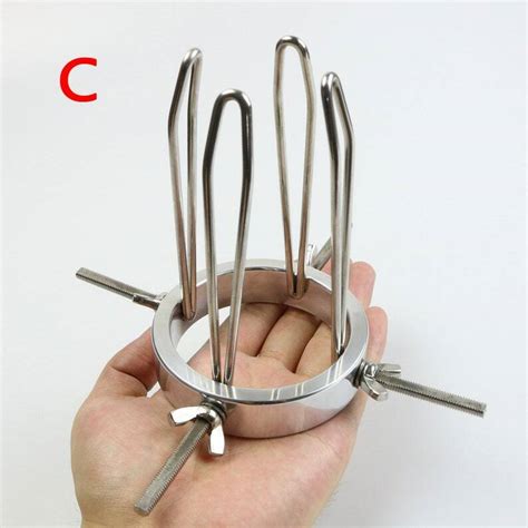 Vaginal Anal Spreader Stainless Steel Stretching Anal Opener BDSM