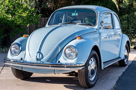 Baby Blue Volkswagen Beetle