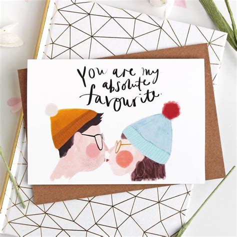 Anniversary Cards For Boyfriend Birthday Cards For Boyfriend Boyfriend Card Watercolor