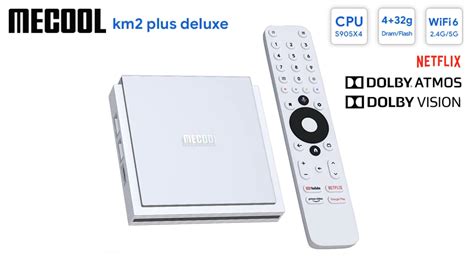 MECOOL KM2 Plus Deluxe Certified Box With Dolby Vision And 4 32GB