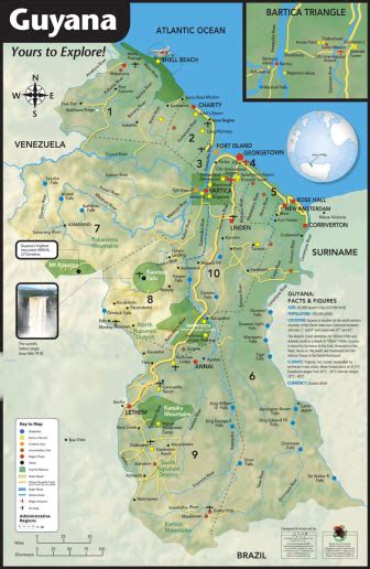 Guyana Map Guyana