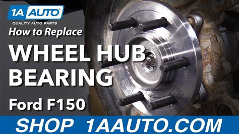 How To Replace Wheel Hub Bearing 11 14 Ford F 150 Youtube