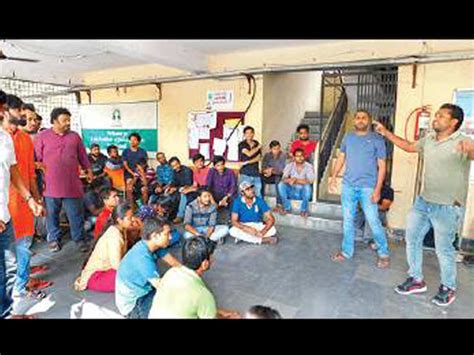 TISS Hyderabad campus: Protests over scholarship cut at TISS Hyderabad ...