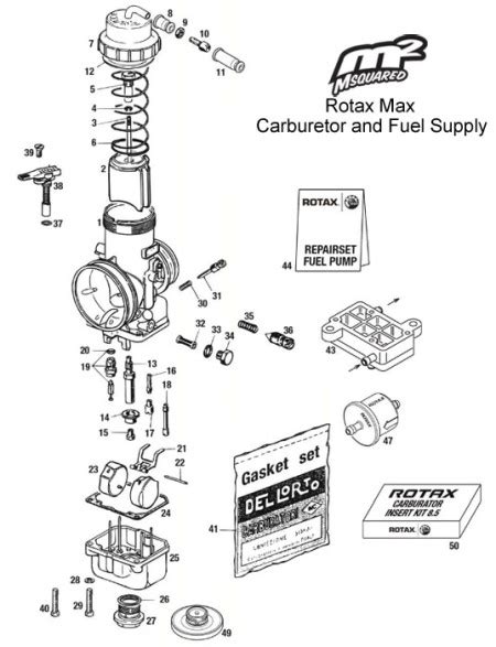 Rotax Max EVO Carburetor And Fuel Pump Msquared Karting