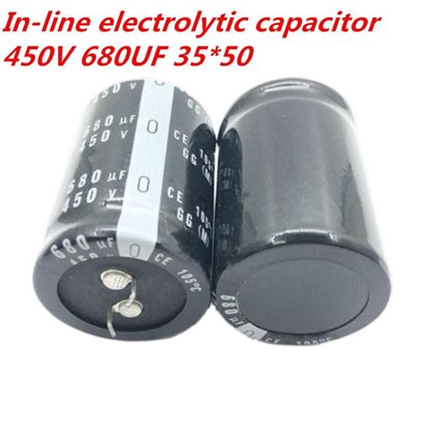 Pcs Pcs V Uf Higt Quality Aluminum Electrolytic Capacitor Uf