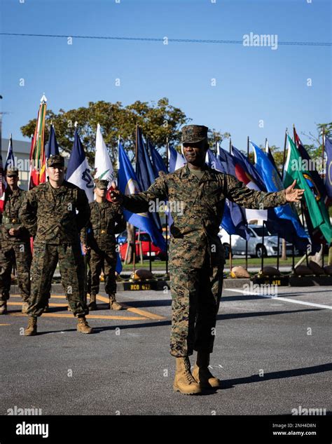 U S Marine Corps Sgt Maj Rupert K Palmer Outgoing Sergeant Major