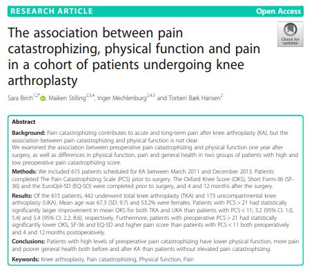 Physio Meets Science On Twitter The Association Between Pain