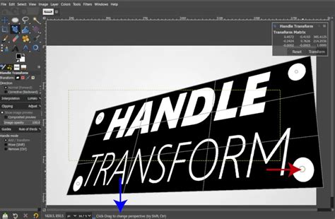 GIMP S Handle Transform Tool In Depth Davies Media Design