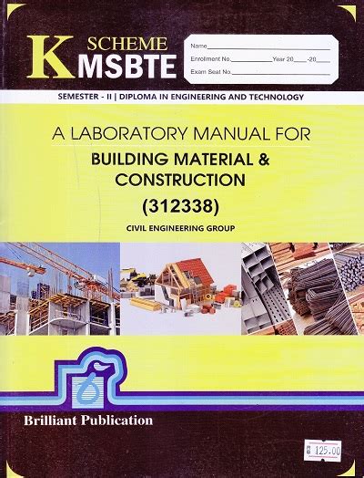 A Laboratory Manual For Building Material Construction Fe Diploma