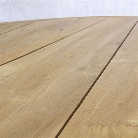 Malta Teak Tuintafel Cm Rond Ultiem Buitenleven