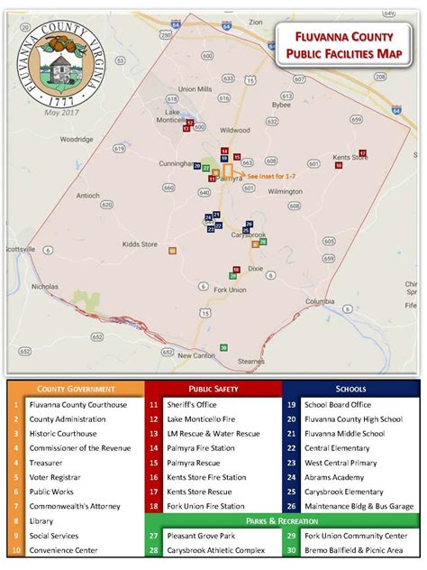 Public Facilities Map | Fluvanna County Virginia