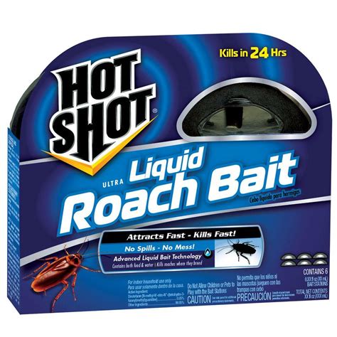 Hot Shot Ultra Liquid Roach Bait Count Hg The Home Depot