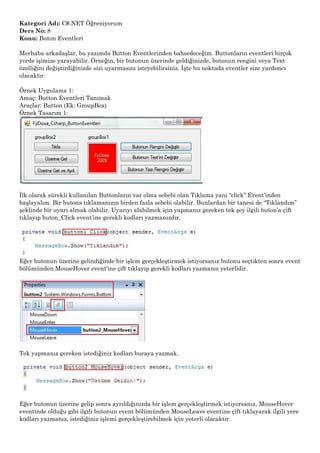 Fatih Yildizhan Button Eventleri PDF