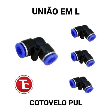 Pe As Pv Conector Pneum Tico Conexao Tubo Mm Mm Mm Mm Mm