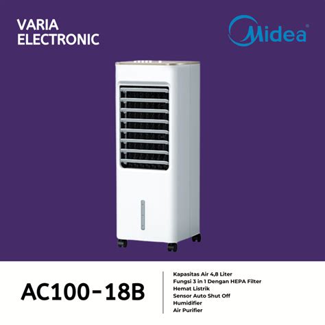 Jual Air Cooler Midea Ac100 18b 4 8 Liter Penyejuk Portable Pendingin Ruangan Shopee Indonesia